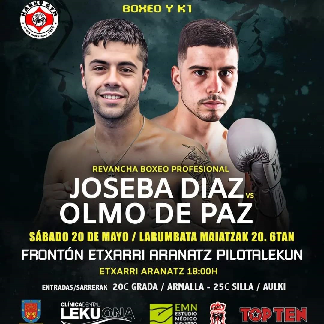 Revancha Joseba D&iacute;az vs Olmo de Paz (20 de mayo)